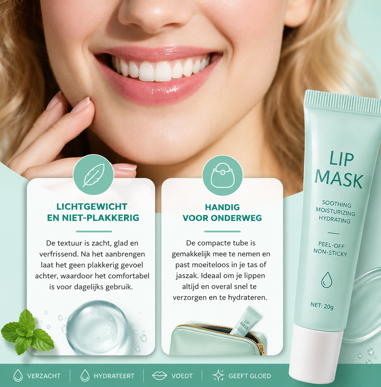 Zijdezacht Lipmasker™