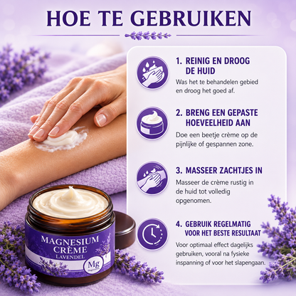 Magnesium Ontspanningscrème – Lavendel